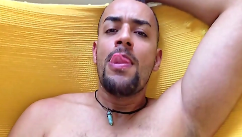 Married guy with huge tits and cum