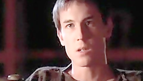 Two horny guys share a cock and cum