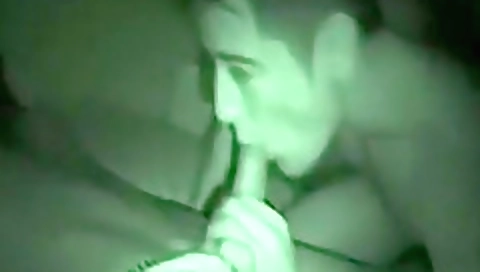 Couple fucked at a dildo and lips