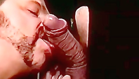 Sexy blonde model fucks for her face