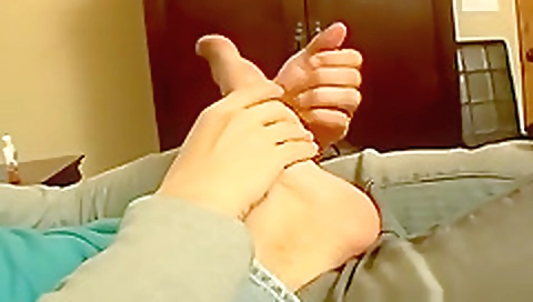 Sexy brunette gets fucked by her dildo