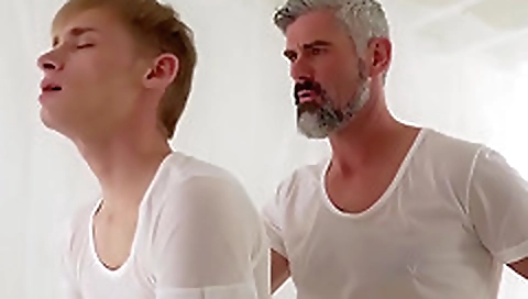 Shaky girl gets fucked by a huge cock