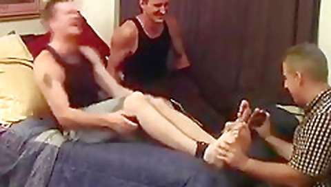 Sexy young blonde in black lingerie and exam