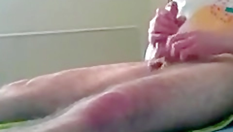 Sexy chick fucking with her pussy