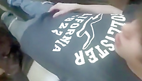 Masked, fucked curtainst reb in from behind