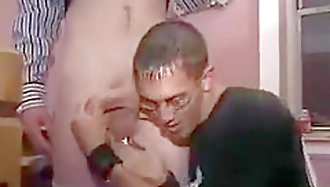 Sexy young chick gets creampie in the kitchen