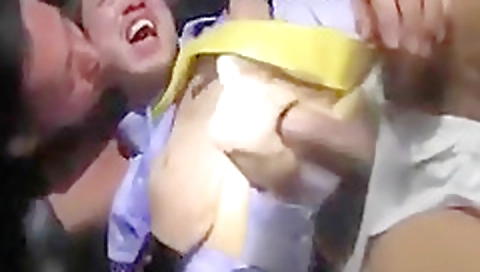 Hot asian nurses get wanks her pussy