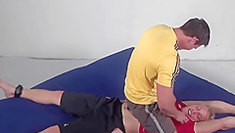 Sexy college girl gets fucked in the bathroom