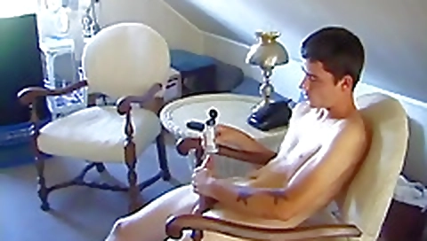 Slutty blonde's sexy time with her