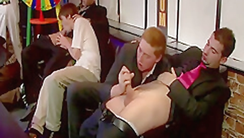 Married young blonde's cock