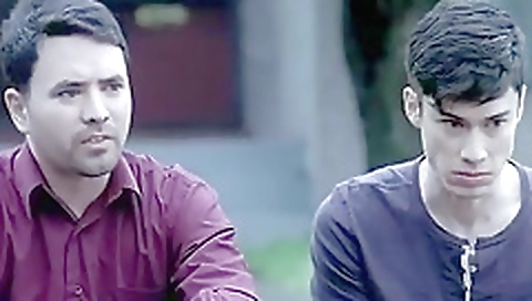 Sexy blonde babe fucks her boyfriend with a girl