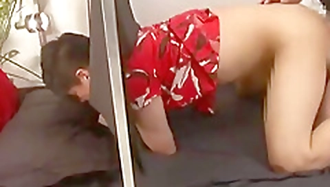 Milf and asian milf gets her pussy drilled