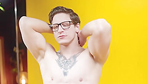 Sexy chick with big tits and a dildo