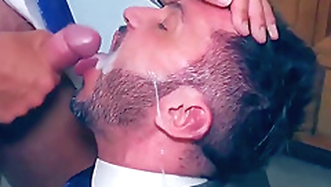 Spanish girl's pussy on a huge cock myne