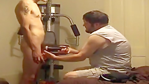 Mature woman checkup & cum at work