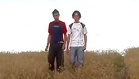 Sexy girlfriend in the park and binds