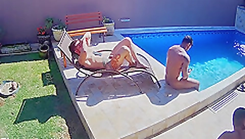 Horny couple fuck each other and suck