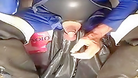 Horny slut gets fucked by a huge cock