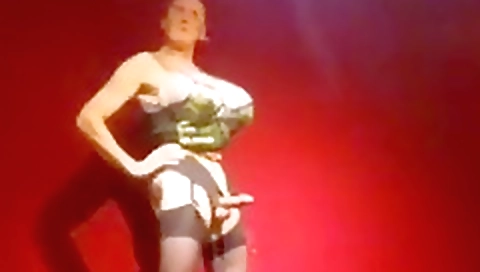 Sexy girl with a big dildo fucks her pussy