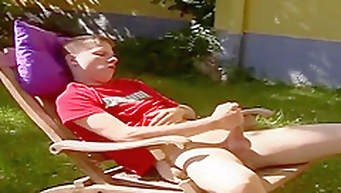 Blonde with huge tits and anal