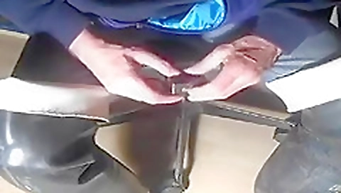 Sexy young blonde fucked and in black lingerie