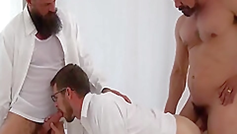 Sexy blonde hottie with a huge cock