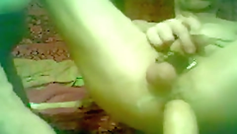 Spicy blonde fucked by a strap-on