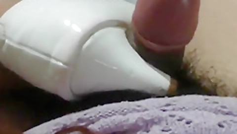 Hot massage fuck with a dildo
