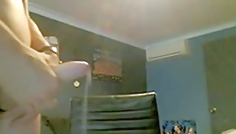 Sexy amateur with and cum in the office