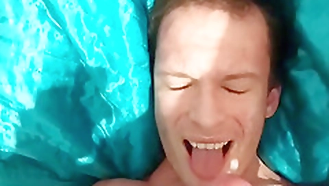 Sexy blonde slut is fucked on ale