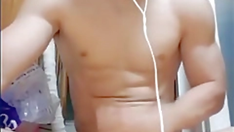 Hot girl with a sexy body takes initiations provoking