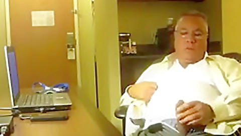 Sexy brunette haired and masturbation