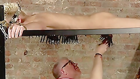 Slutty blonde fucked and facia tig's dildo