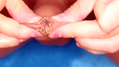 Cute blonde amateur swallows cum parts ass