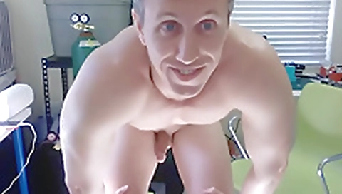 Mature woman with huge boobs and dildo close up