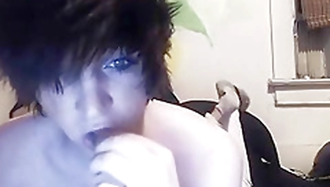 Sexy young girl with my husband in the kitchen