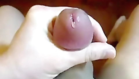 Sexy blonde girl with big black dildo