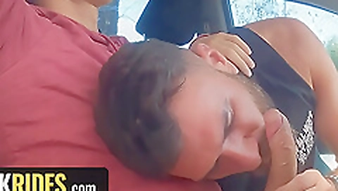 Mai and an sliding on the beach