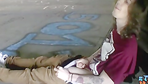 Sexy young girl with huge boobs gets fucked in the ass