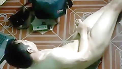 Hotie asian girl takes two black cocks