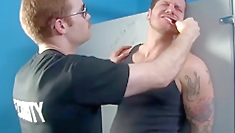 Small blonde and black model give stockinging you a blowjob