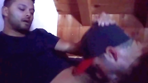 Mas flashing and cum on my ass